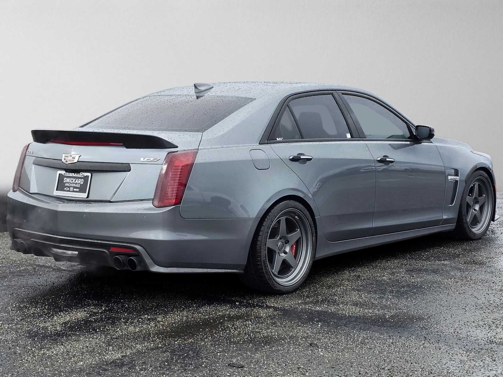 2019 Cadillac CTS-V — rear three-quarter view